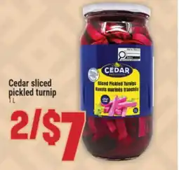 Marché Adonis Cedar sliced pickled turnip offer