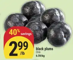 Marché Adonis BLACK PLUMS offer