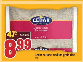 Marché Adonis CEDAR CALROSE MEDIUM GRAIN RICE offer