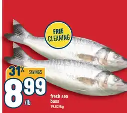 Marché Adonis FRESH SEA BASS offer