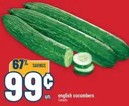 Marché Adonis English Cucumbers offer