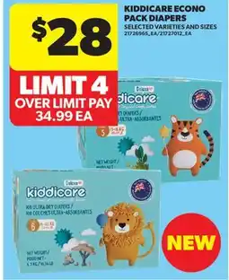 Real Canadian Superstore KIDDICARE ECONO PACK DIAPERS offer