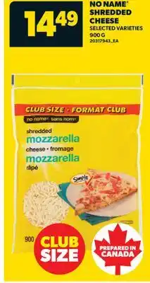 Real Canadian Superstore NO NAME SHREDDED CHEESE offer