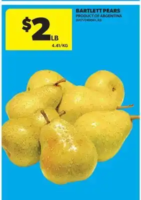 Real Canadian Superstore BARTLETT PEARS offer