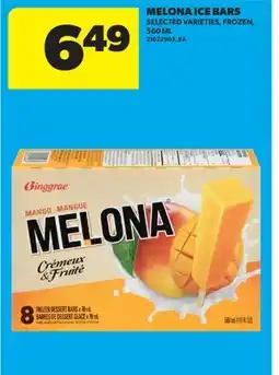 Real Canadian Superstore MELONA ICE BARS offer