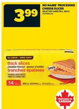 Real Canadian Superstore NO NAME PROCESSED CHEESE SLICES offer