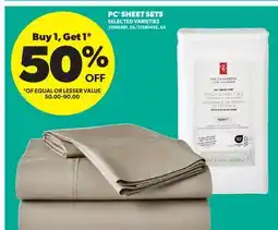 Real Canadian Superstore PC SHEET SETS offer