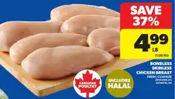 Real Canadian Superstore BONELESS SKINLESS CHICKEN BREAST offer