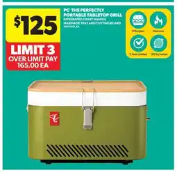 Real Canadian Superstore PC THE PERFECTLY PORTABLE TABLETOP GRILL offer