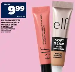 Real Canadian Superstore ELF GLOW REVIVER MELTING LIP BALM OR GLAM SATIN CONCEALER offer