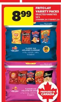 Real Canadian Superstore FRITO LAY VARIETY PACKS, 16' S offer