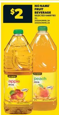 Real Canadian Superstore NO NAME FRUIT BEVERAGE offer