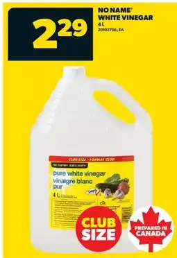 Real Canadian Superstore NO NAME WHITE VINEGAR offer
