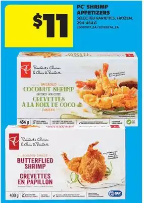 Real Canadian Superstore PC SHRIMP APPETIZERS offer