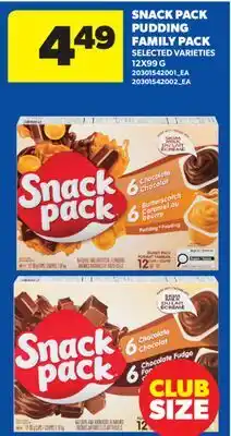 Real Canadian Superstore SNACK PACK PUDDING FAMILY PACK offer