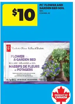 Real Canadian Superstore PC FLOWER AND GARDEN BED SOIL offer