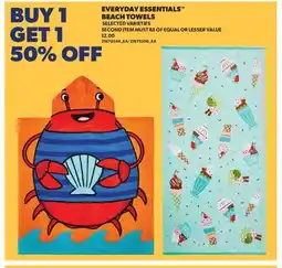 Real Canadian Superstore EVERYDAY ESSENTIALS BEACH TOWELS offer