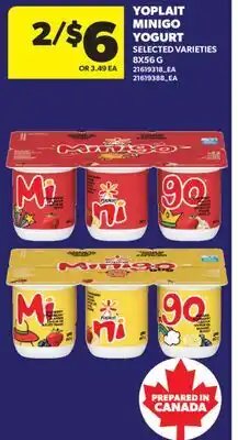 Real Canadian Superstore YOPLAIT MINIGO YOGURT offer