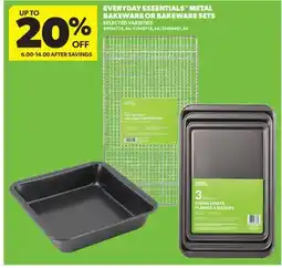 Real Canadian Superstore EVERYDAY ESSENTIALS METAL BAKEWARE OR BAKEWARE SETS offer
