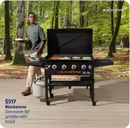 Walmart Blackstone Omnivore 36 griddle with hood offer