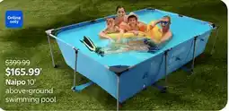 Walmart Naipo 10' above-ground swimming pool offer