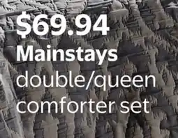 Walmart Mainstays Double/Queen Comforter Set offer