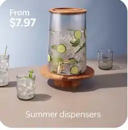 Walmart Summer dispensers offer