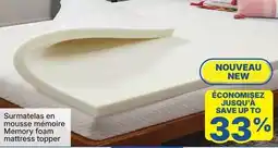 Rossy Memory foam mattress topper offer
