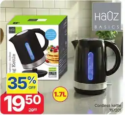 Rossy HAUZ BASICS Cordless kettle offer