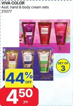 Rossy VIVA COLOR Asst. hand & body cream sets offer