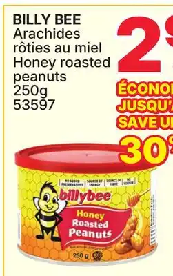 Rossy BILLY BEE Honey roasted peanuts offer