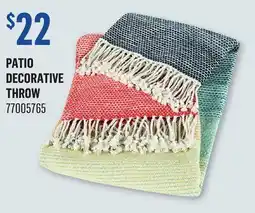 Canac PATIO DECORATIVE THROW offer