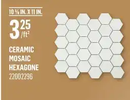 Canac CERAMIC MOSAIC HEXAGONE offer