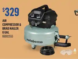 Canac Air Compressor & Brad Nailer 6 Gal offer