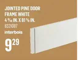 Canac Jointed Pine Door Frame White offer