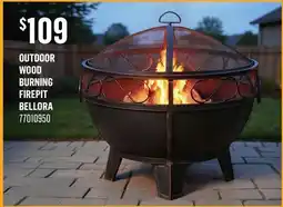 Canac OUTDOOR WOOD BURNING FIREPIT BELLORA offer