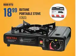 Canac BUTANE PORTABLE STOVE offer
