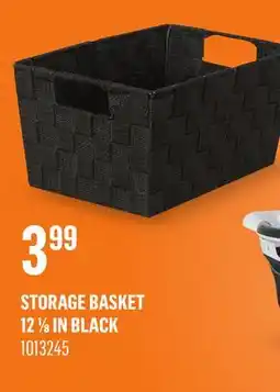 Canac STORAGE BASKET 12 1⁄8 IN BLACK offer