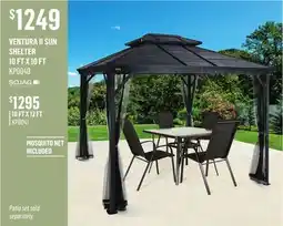 Canac VENTURA II SUN SHELTER 10 FT X 10 FT offer