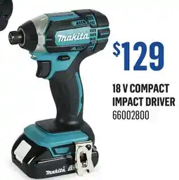 Canac 18 V Compact Impact Driver offer