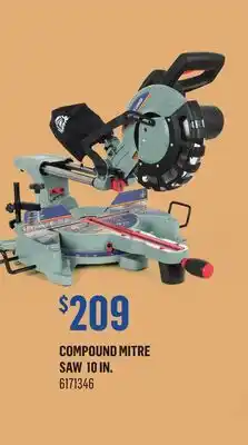 Canac Compound Mitre Saw 10 in offer