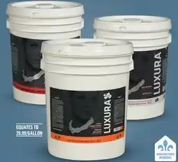 Canac Luxura Kitchen Bathroom Interior Latex Paint White& Colours 18.9L offer