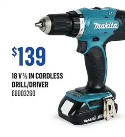 Canac 18 V 1/2 in Cordless Drill/Driver offer