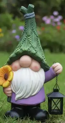 Canac Garden Gnome with Lantern 17 1/2 po offer