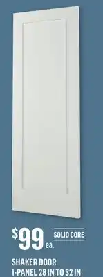 Canac SOLID CORE SHAKER DOOR offer