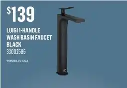 Canac LUIGI 1-HANDLE WASH BASIN FAUCET BLACK offer