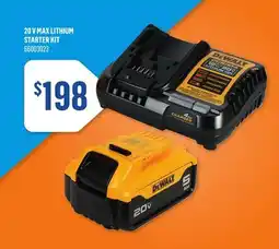 Canac 20 V MAX Lithium Starter Kit offer