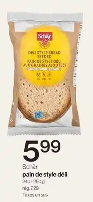 Avril pain de style déli offer