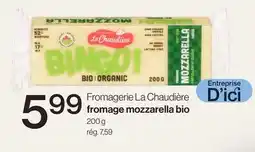 Avril Fromage mozzarella bio offer