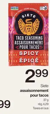 Avril Assaisonnement pour tacos offer